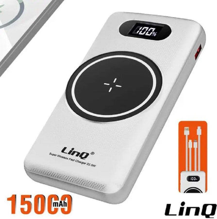 Powerbank Da 15000 Mah Con Ricarica Wireless Rapida Usb / Usb-c Con Cavi Tt15808 Elettronica/Cellulari e accessori/Accessori/Caricabatterie/Caricabatterie portatile Trade Shop italia - Napoli, Commerciovirtuoso.it