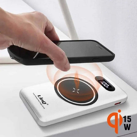 Powerbank Da 15000 Mah Con Ricarica Wireless Rapida Usb / Usb-c Con Cavi Tt15808 Elettronica/Cellulari e accessori/Accessori/Caricabatterie/Caricabatterie portatile Trade Shop italia - Napoli, Commerciovirtuoso.it