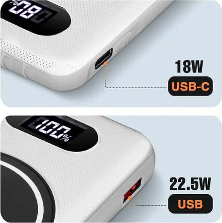 Powerbank Da 15000 Mah Con Ricarica Wireless Rapida Usb / Usb-c Con Cavi Tt15808 Elettronica/Cellulari e accessori/Accessori/Caricabatterie/Caricabatterie portatile Trade Shop italia - Napoli, Commerciovirtuoso.it