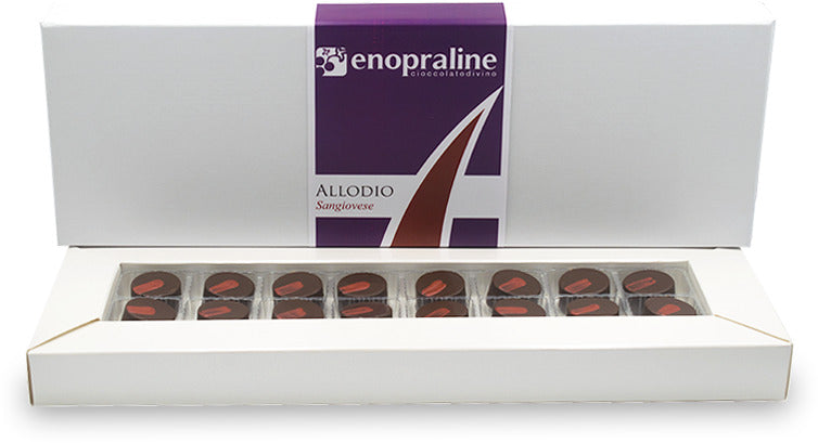 Praline di Cioccolata al Vino Sangiovese 200gr. 100% Made in Italy Cioccolatini Artigianali Enopraline di Allodio Cioccolatini Alimentari e cura della casa/Snack dolci e salati/Caramelle cioccolatini e gomme da masticare/Caramelle e cioccolatini in confezione regalo/Cioccolatini in confezione regalo Conca d’Oro - Campiglia Marittima, Commerciovirtuoso.it