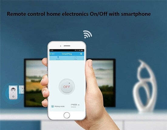 Presa Di Corrente Intelligente Controllabile Con Il Wifi - Smart Power Plug Fai da te/Materiale elettrico/Prese elettriche ed accessori/Spine intelligenti e telecomandate Trade Shop italia - Napoli, Commerciovirtuoso.it