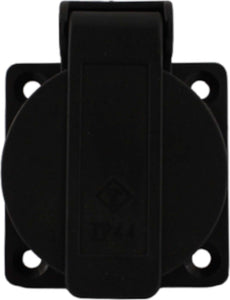 Presa-Nera-16A-2P+T-Schuko-48X48-KEDU