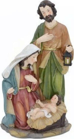 Presepe-Natività-In-Resina-Scenario-Sacra-Famiglia-Decorazioni-Natalizie