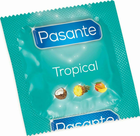 Preservativi Gusto Tropicale Pasante Tropical 48 Ananas - 48 Cocco - 48 Mango in Busta da 144 Pz Salute e cura della persona/Erotismo e contraccezione/Sesso sicuro e contraccezione/Preservativi/Preservativi maschili Kondorama - Martinsicuro, Commerciovirtuoso.it