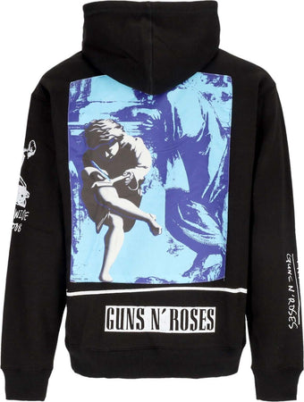 PRIMITIVE-Felpa-Cappuccio-Uomo-Estranged-Hoodie-X-Guns-N'-Roses-Black-da-uomo