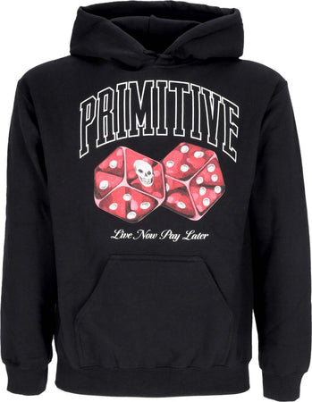 PRIMITIVE-Felpa-Cappuccio-Uomo-Payday-Hoodie-Black-da-uomo
