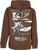PRIMITIVE-Felpa-Cappuccio-Uomo-Scout-Hoodie-X-Attack-On-Titan-Brown-da-uomo
