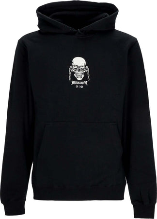 PRIMITIVE-Felpa-Cappuccio-Uomo-Time-Hoodie-X-Megadeth-Black-da-uomo