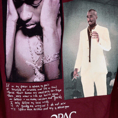 PRIMITIVE-Felpa-Cappuccio-Uomo-Voice-Hood-X-Tupac-Burgundy-da-uomo