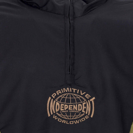 PRIMITIVE-Giacca-Tuta-Cappuccio-Uomo-Global-Tech-Jacket-X-Independent-Black-da-uomo