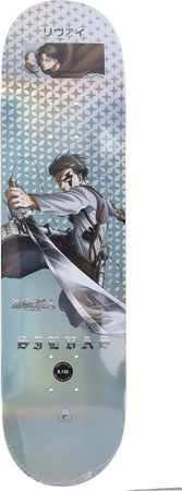 PRIMITIVE-Skateboard-Tavola-Uomo-Silvas-Levi-Deck-X-Attack-On-Titan-Green/multi-da-uomo