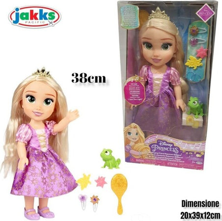 Principessa-Disney-Rapunzel-38-Cm-Bambola-Parlante-Raperonzolo-Canta-In-Italiano