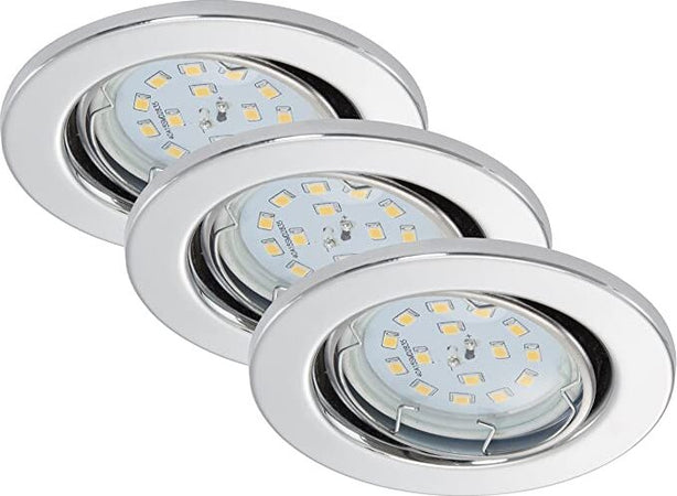 PRISMA---IP23-SET-3-FARETTI-DA-INCASSO-3-X-LED-GU10-.-5W,400LM-ROTONDI