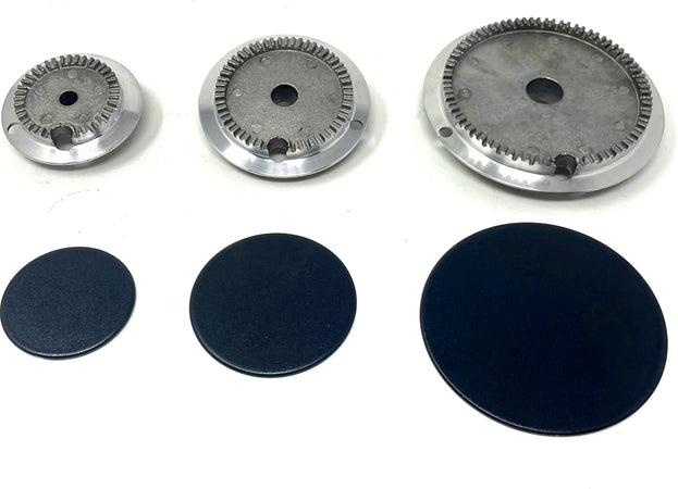 PRIVILEG ZOPPAS BRUCIATORI PIATTELLI NERI OPACHI 3 FUOCHI SPARTIFIAMMA CUCINA Casa e cucina/Utensili da cucina/Bruciatori da cucina Rossi Ricambi - Venetico Marina, Commerciovirtuoso.it