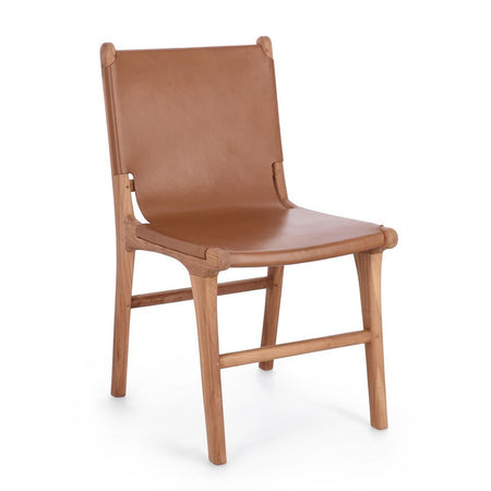 Sedia "Eugenie" con legno teak, per arredo interno 46 x 59 x h 85 cm