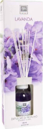 Profumo Ambienti Lavanda 125ml Diffusore d’essenza con Bastoncini Inclusi Made in Italy Profumo Ambienti Tiziana non solo gioielli - Civitanova Marche, Commerciovirtuoso.it