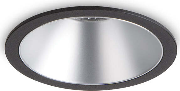Proiettore-Da-Incasso-Moderno-Game-Alluminio-Nero-E-Argento-Led-11W-3000K