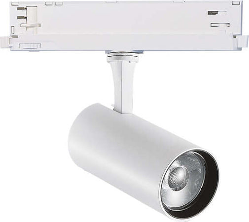Proiettore-Fox-Dali-Alluminio-Materie-Plastiche-Bianco-Led-15W-3000K-Cri90