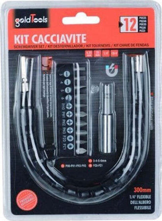 Prolunga-Albero-Flessibile-Punte-A-Taglio-Croce-Stella-Trapano-Avvitatore-92827