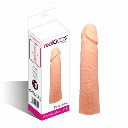 Prolunga Fallica In Morbido TPR Realgoos® Super Elastico Color Carne 184 X 40 mm Massimo Piacere Realistica Salute e cura della persona/Erotismo e contraccezione/Sex toys/Guaine e prolunghe per il pene Kondorama - Martinsicuro, Commerciovirtuoso.it
