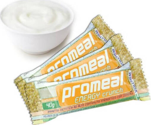 Promeal Energy Crunch yogurt barrette energetiche 40 gr Volchem, confezione da 30 pezzi barrette dietetiche Non solo caffè online - Albano Laziale, Commerciovirtuoso.it