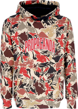 PROPAGANDA-Felpa-Cappuccio-Uomo-College-Hoodie-Beware-da-uomo