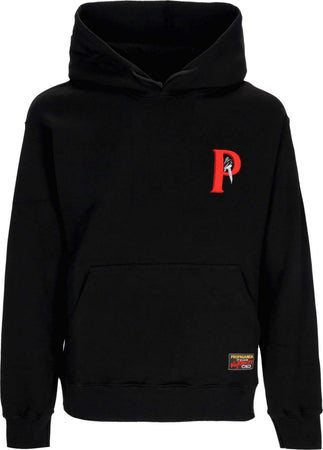 PROPAGANDA-Felpa-Cappuccio-Uomo-Crime-Hoodie-Black-da-uomo