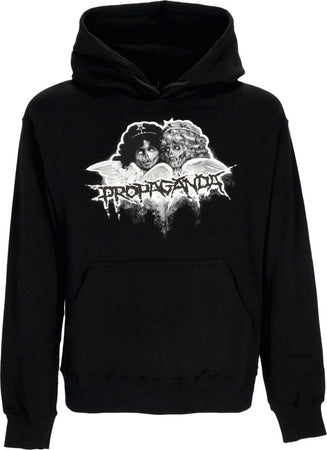 PROPAGANDA-Felpa-Cappuccio-Uomo-Innocent-Hoodie-Black-da-uomo