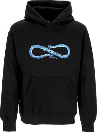 PROPAGANDA-Felpa-Cappuccio-Uomo-Logo-Glass-Hoodie-Black-da-uomo