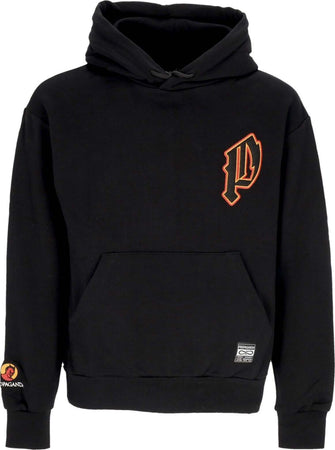 PROPAGANDA-Felpa-Cappuccio-Uomo-Mefisto-Hoodie-Black-da-uomo