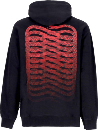 PROPAGANDA-Felpa-Cappuccio-Uomo-Ribs-Skin-Hoodie-Black-da-uomo