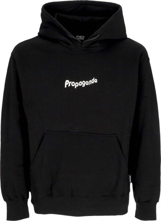 PROPAGANDA-Felpa-Cappuccio-Uomo-Ribs-Suspiria-Hoodie-Black-da-uomo