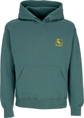 PROPAGANDA-Felpa-Cappuccio-Uomo-Saudi-Hoodie-Forest-Green-da-uomo