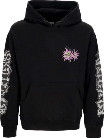 PROPAGANDA-Felpa-Leggera-Cappuccio-Uomo-Joker-Hoodie-Black-da-uomo