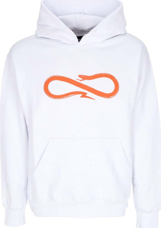 PROPAGANDA-Felpa-Leggera-Cappuccio-Uomo-Logo-Hoodie-White-da-uomo