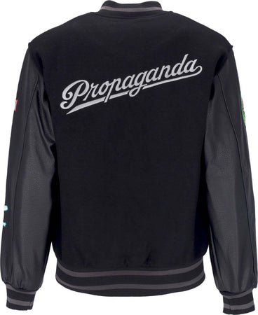 PROPAGANDA-Giubbotto-College-Uomo-Dirty-Street-College-Black-da-uomo