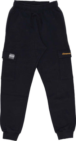 PROPAGANDA-Pantalone-Tuta-Felpato-Uomo-Signature-Cargo-Sweat-Pant-Black-da-uomo