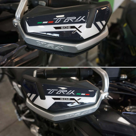 Protezioni-Paramani-moto-Adesivi-resinati-3D-compatibili-con-Benelli-TRK-502-X