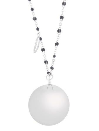 Collana Per La Gravidanza Proud Mama Bola Fine-Silver/Grey