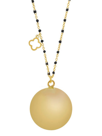 Collana Per La Gravidanza Proud Mama Bola Fine-Gold/Brown