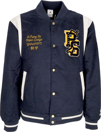 PUMA-Giubbotto-College-Uomo-Varsity-Jacket-X-Staple-New-Navy-da-uomo