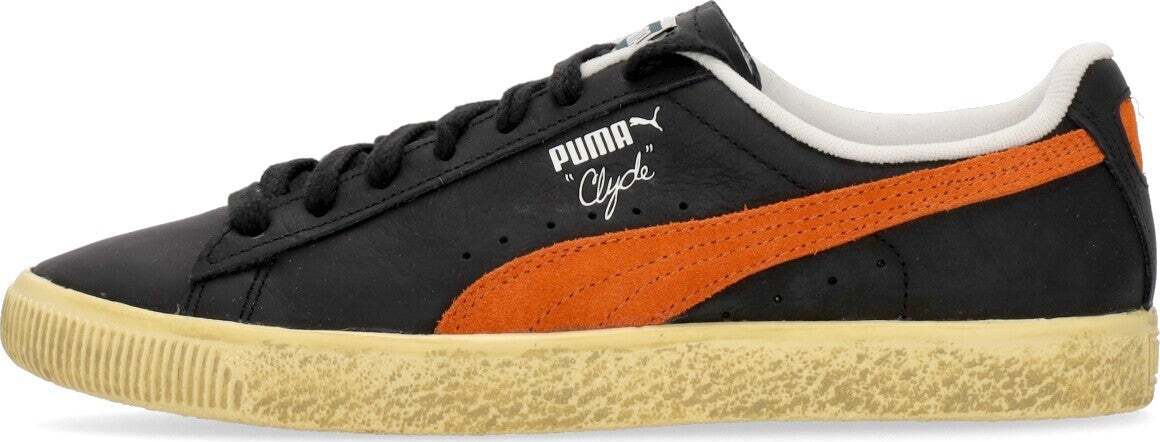 PUMA-Scarpa-Bassa-Uomo-Clyde-Vintage-Black/rickie-Orange-da-uomo