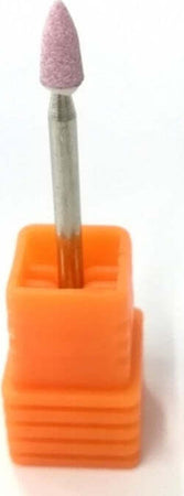 Punta-Fresa-Conica-Pietra-Abrasiva-Grana-Media-Nail-Art-Rimozione-Acrilico-Gel