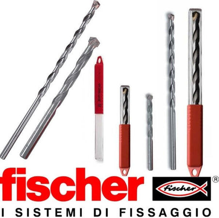 Punta-In-Acciaio-Per-Trapano-Fischer-Muratura-Calcestruzzo-Carburo-Sdd-12x400