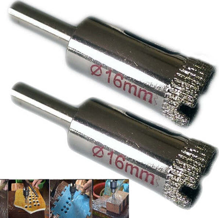 Punta Trapano Diamantata Per Piastrelle Porcellana Vetro Ceramica Marmo ø 16mm Fai da te/Utensili elettrici e a mano/Accessori per utensili elettrici/Punte per trapani/Punte scanalate Trade Shop italia - Napoli, Commerciovirtuoso.it