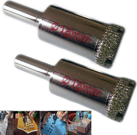 Punta Trapano Diamantata Per Piastrelle Porcellana Vetro Ceramica Marmo ø 18mm Fai da te/Utensili elettrici e a mano/Accessori per utensili elettrici/Punte per trapani/Punte scanalate Trade Shop italia - Napoli, Commerciovirtuoso.it