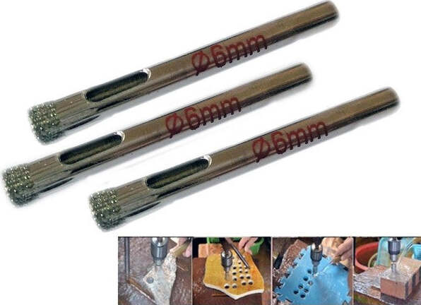 Punta Trapano Diamantata Per Piastrelle Porcellana Vetro Ceramica Marmo ø 6mm Fai da te/Utensili elettrici e a mano/Accessori per utensili elettrici/Punte per trapani/Punte scanalate Trade Shop italia - Napoli, Commerciovirtuoso.it