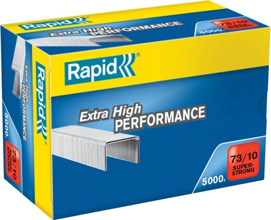 Punti Rapid Super Strong - 73-10 - acciaio zincato - metallo - Rapid - conf. 5000 pezzi Cancelleria e prodotti per ufficio/Archivio ufficio e accessori per scrivania/Spillatrici e perforatrici/Graffette Eurocartuccia - Pavullo, Commerciovirtuoso.it