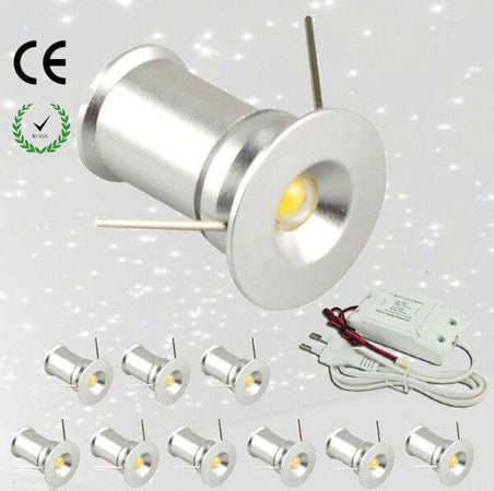 Punto-Luce-9-Led-Soffitto-Cielo-Stellato-Bianco-Freddo-Caldo-Naturale-Blu-1w