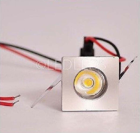 Punto Luce Faretto Led Incasso 1 Led 1w Luce Calda 220v Cielo Stellato Quadrato Illuminazione/Illuminazione per interni/Luci da incasso Trade Shop italia - Napoli, Commerciovirtuoso.it